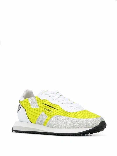 Shop Ghoud Women's Yellow Polyester Sneakers