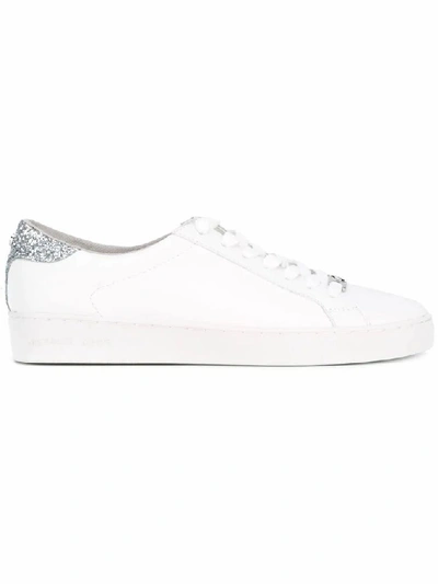 Shop Michael Kors Women's White Leather Sneakers