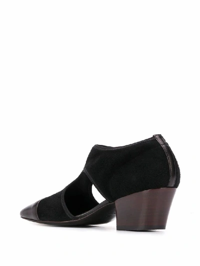 Shop Lemaire Women's Black Leather Heels