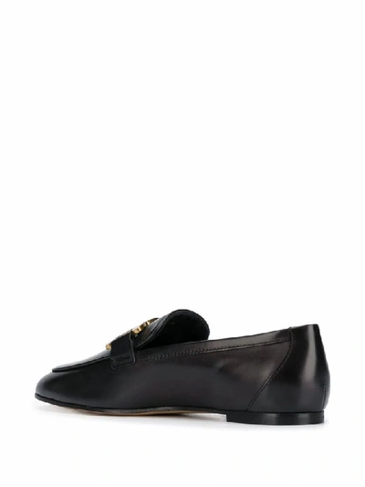 Shop Tod's Women's Black Leather Loafers