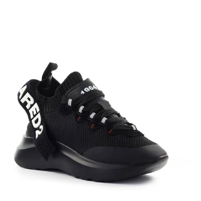 Shop Dsquared2 Women's Black Leather Sneakers