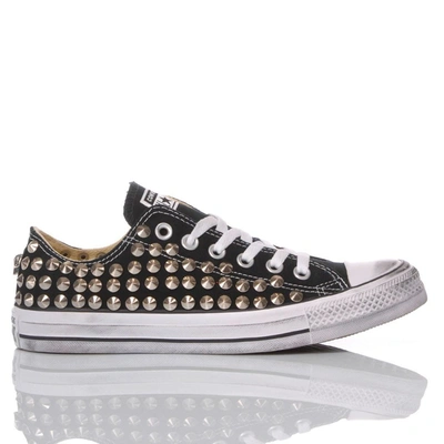 Shop Converse Women's Black Fabric Sneakers