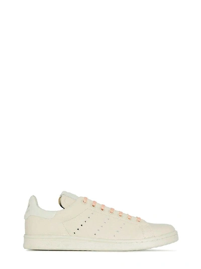 Shop Adidas Originals By Pharrell Williams Adidas By Pharrell Williams Men's Beige Leather Sneakers