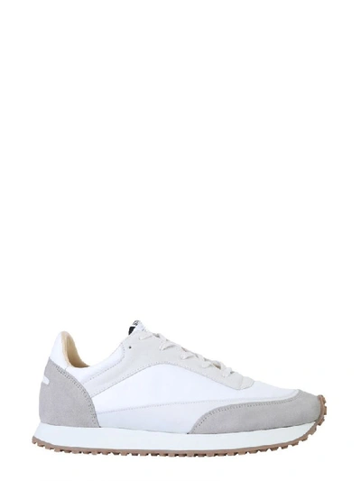 Shop Spalwart Men's White Leather Sneakers