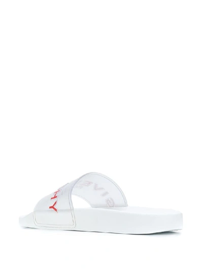 Shop Givenchy Men's White Rubber Sandals