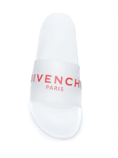 Shop Givenchy Men's White Rubber Sandals