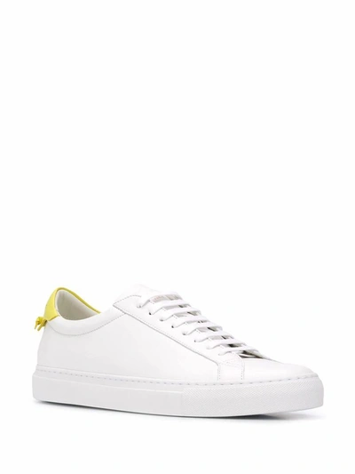 Shop Givenchy Men's White Leather Sneakers
