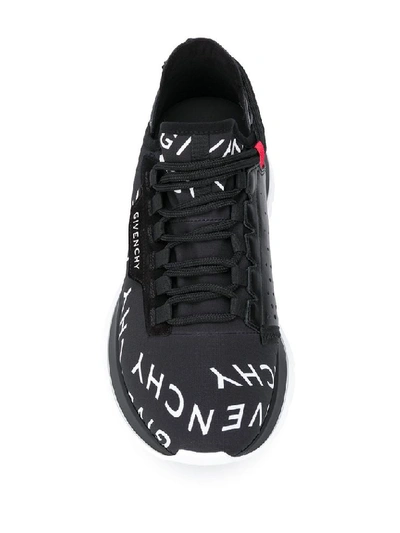 Shop Givenchy Men's Black Polyester Sneakers