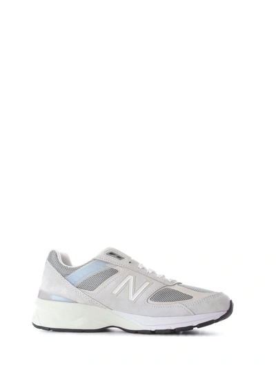 Shop New Balance Men's Grey Suede Sneakers