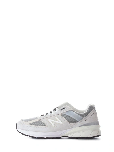 Shop New Balance Men's Grey Suede Sneakers