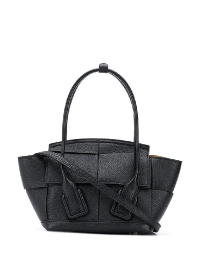 Shop Bottega Veneta Women's Black Leather Handbag