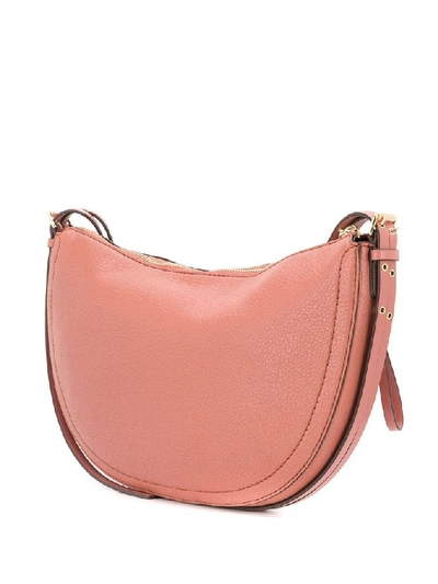 Shop Michael Kors Women's Pink Leather Shoulder Bag