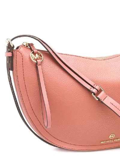 Shop Michael Kors Women's Pink Leather Shoulder Bag