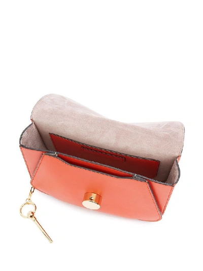 Shop Jw Anderson J.w. Anderson Women's Orange Leather Shoulder Bag