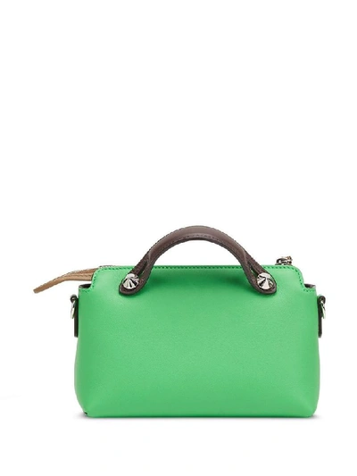 Shop Fendi Women's Green Leather Handbag