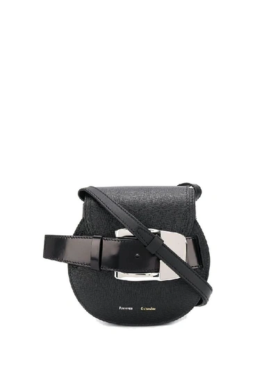 Shop Proenza Schouler Women's Black Leather Shoulder Bag
