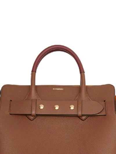Shop Burberry Women's Brown Leather Handbag