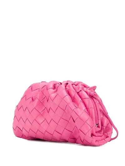 Shop Bottega Veneta Women's Pink Leather Pouch