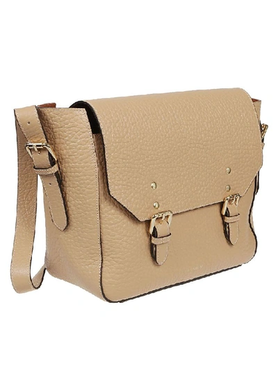 Shop Avenue 67 Women's Beige Leather Shoulder Bag