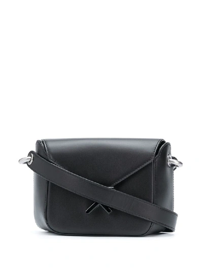 Shop Kenzo Women's Black Leather Shoulder Bag