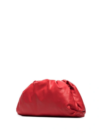 Shop Bottega Veneta Women's Red Leather Pouch