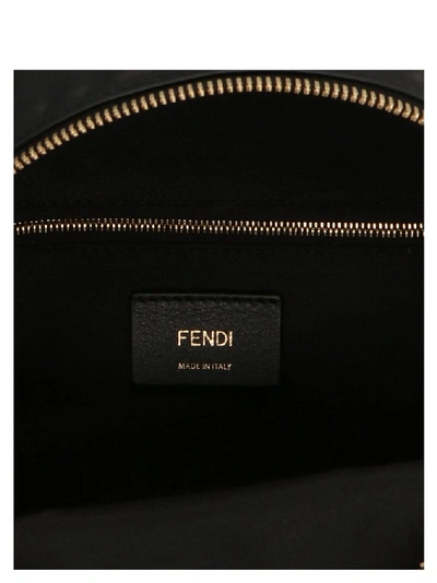 Shop Fendi Women's Black Leather Backpack