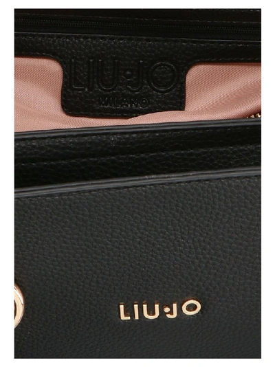 Shop Liu •jo Liu Jo Women's Black Polyester Handbag