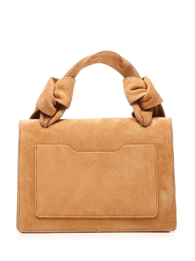 Shop Off-white Women's Beige Suede Handbag