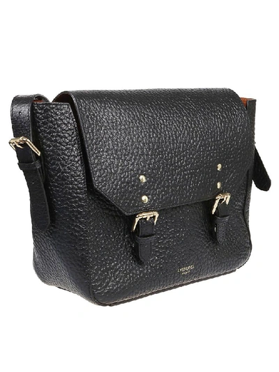 Shop Avenue 67 Women's Black Leather Messenger Bag