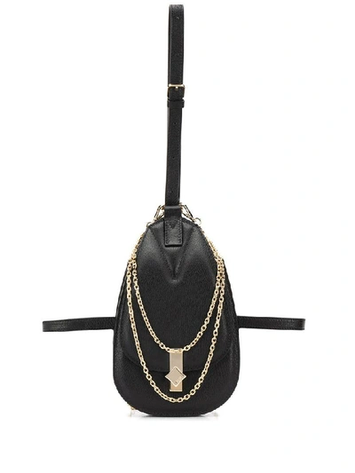Shop Mcm Women's Black Leather Belt Bag