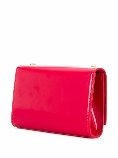 Shop Saint Laurent Women's Red Leather Shoulder Bag
