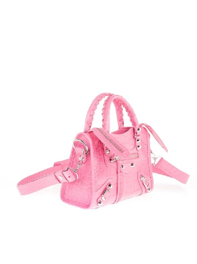 Shop Balenciaga Women's Pink Leather Handbag