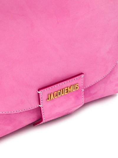 Shop Jacquemus Women's Pink Leather Shoulder Bag