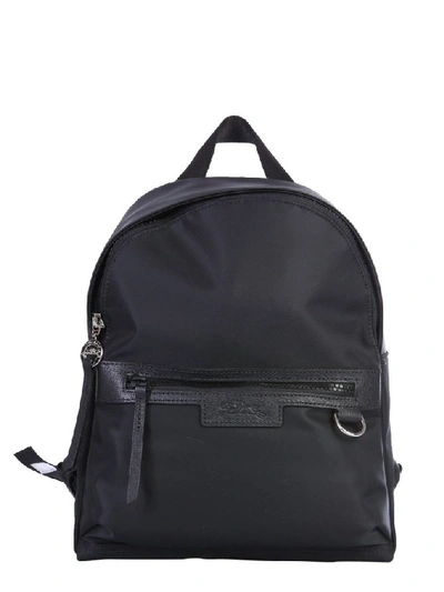 Shop Longchamp Women's Black Polyurethane Backpack