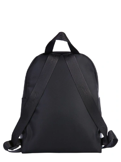 Shop Longchamp Women's Black Polyurethane Backpack