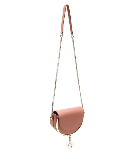 Shop See By Chloé Women's Pink Leather Shoulder Bag
