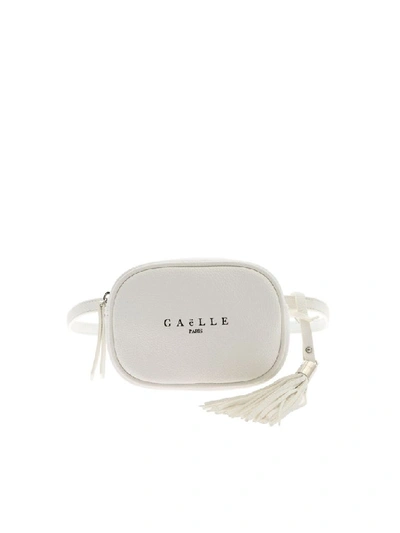 Shop Gaelle Paris Women's White Polyurethane Belt Bag