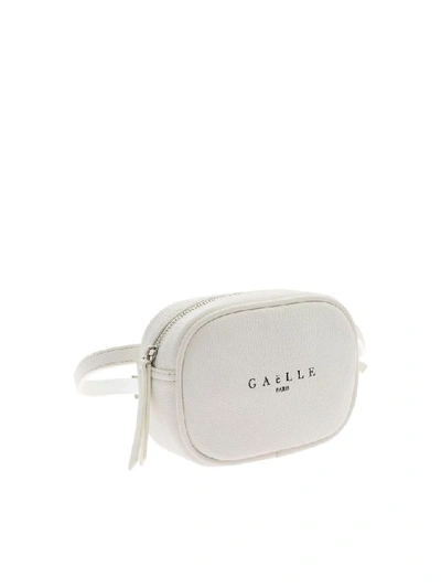 Shop Gaelle Paris Women's White Polyurethane Belt Bag