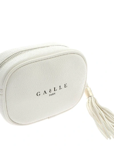Shop Gaelle Paris Women's White Polyurethane Belt Bag