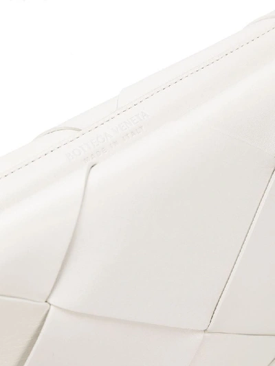 Shop Bottega Veneta Women's White Leather Pouch