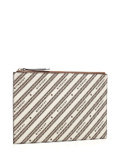 Shop Givenchy Women's Beige Leather Pouch