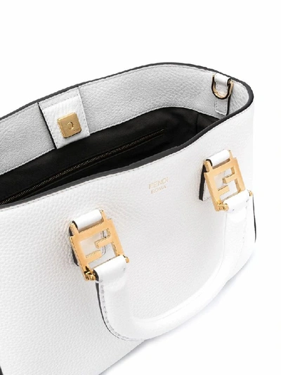 Shop Fendi Women's White Leather Handbag