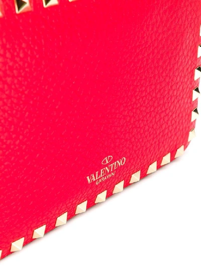 Shop Valentino Garavani Women's Red Leather Shoulder Bag