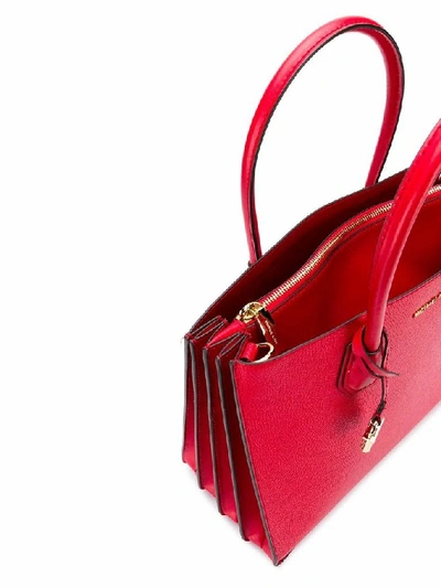 Shop Michael Kors Women's Red Leather Handbag