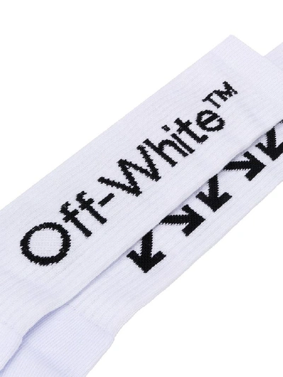 Shop Off-white Men's White Cotton Socks