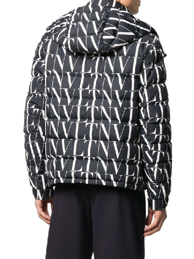 Shop Valentino Black Down Jacket