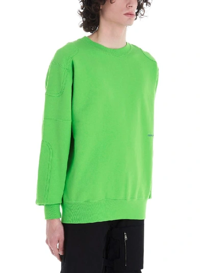 Shop Ambush ® Men's Green Cotton Sweatshirt