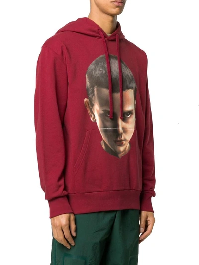Shop Ih Nom Uh Nit Men's Red Cotton Sweatshirt