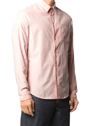 Shop Kenzo Men's Pink Cotton Shirt