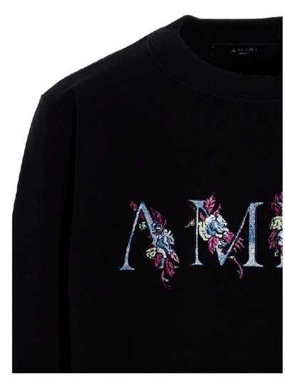 Shop Amiri Men's Black Cotton Sweatshirt